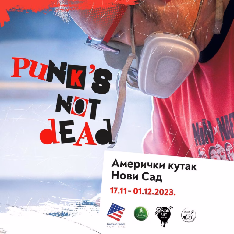 Slika za članak Izložba “Punk’s Not Dead” Krešimira Golubića u Američkom kutku 17. novembra
